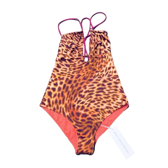Stella McCartney***Cheetah Print One-Piece Swimsuit***Small $528 - Picture 3 of 7